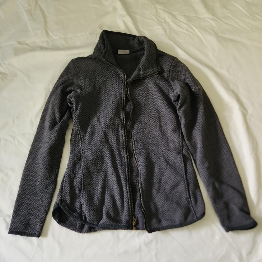 Columbia Women's XS grey zip up jacket #ABH